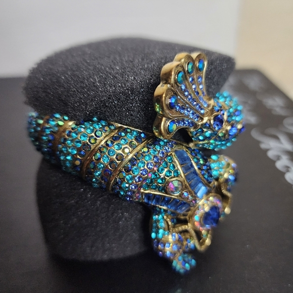 Heidi Daus Jewel Tones Crystal Lobster Cuff NiB - Picture 9 of 13